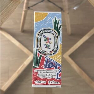 Diptyque Citronnelle Summer Body Spray with Artistic Design